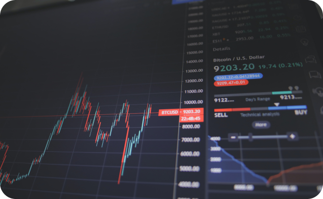 photo of the stock market