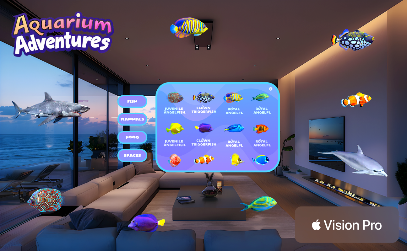 aquarium adventures vision pro