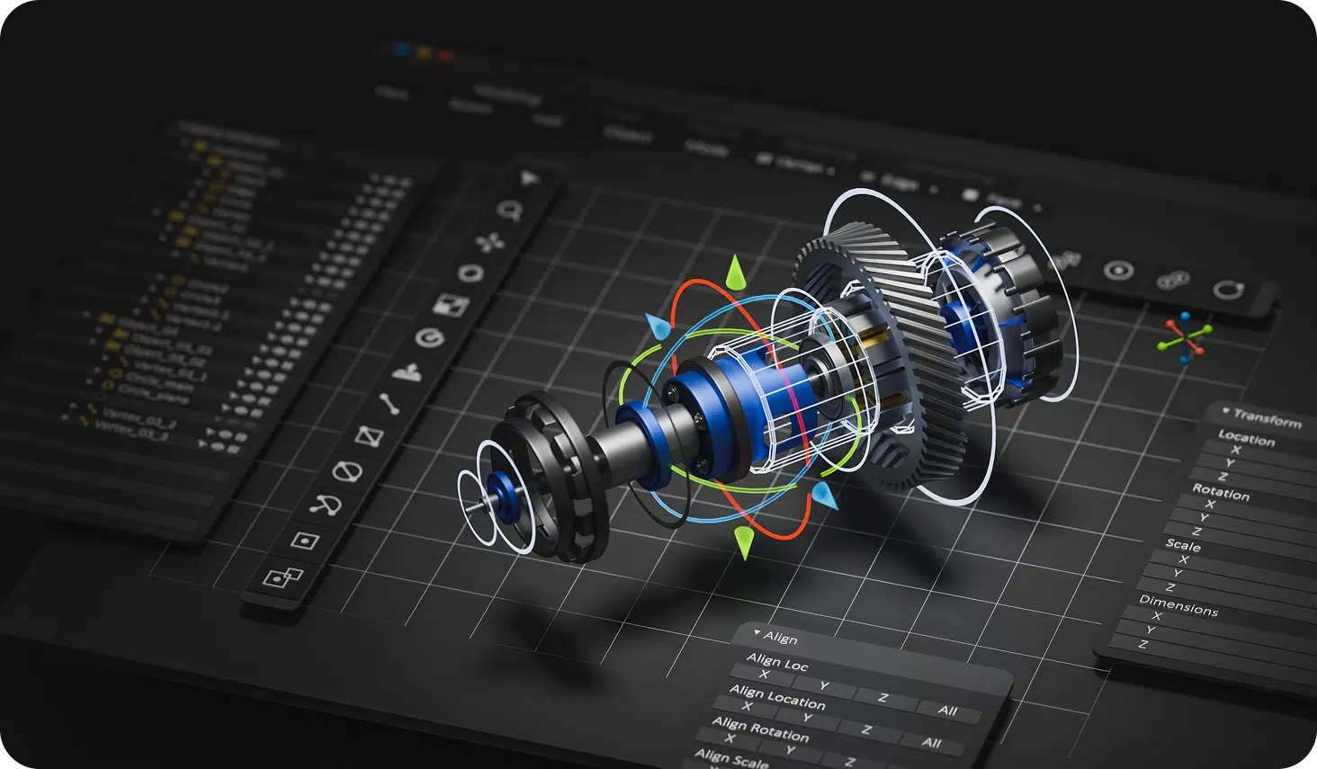 3d model in blender