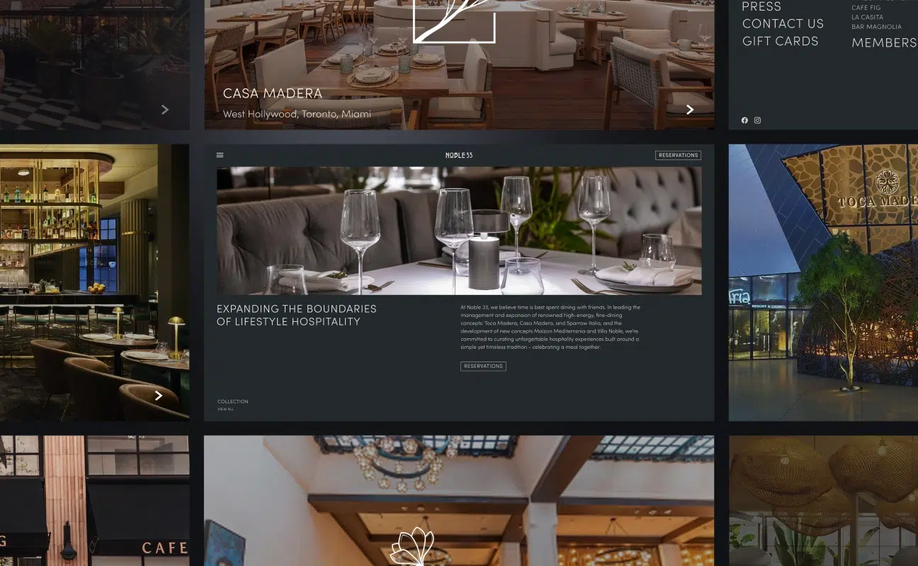 noble 33 web dashboard